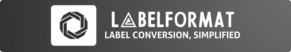 Labelformat Banner